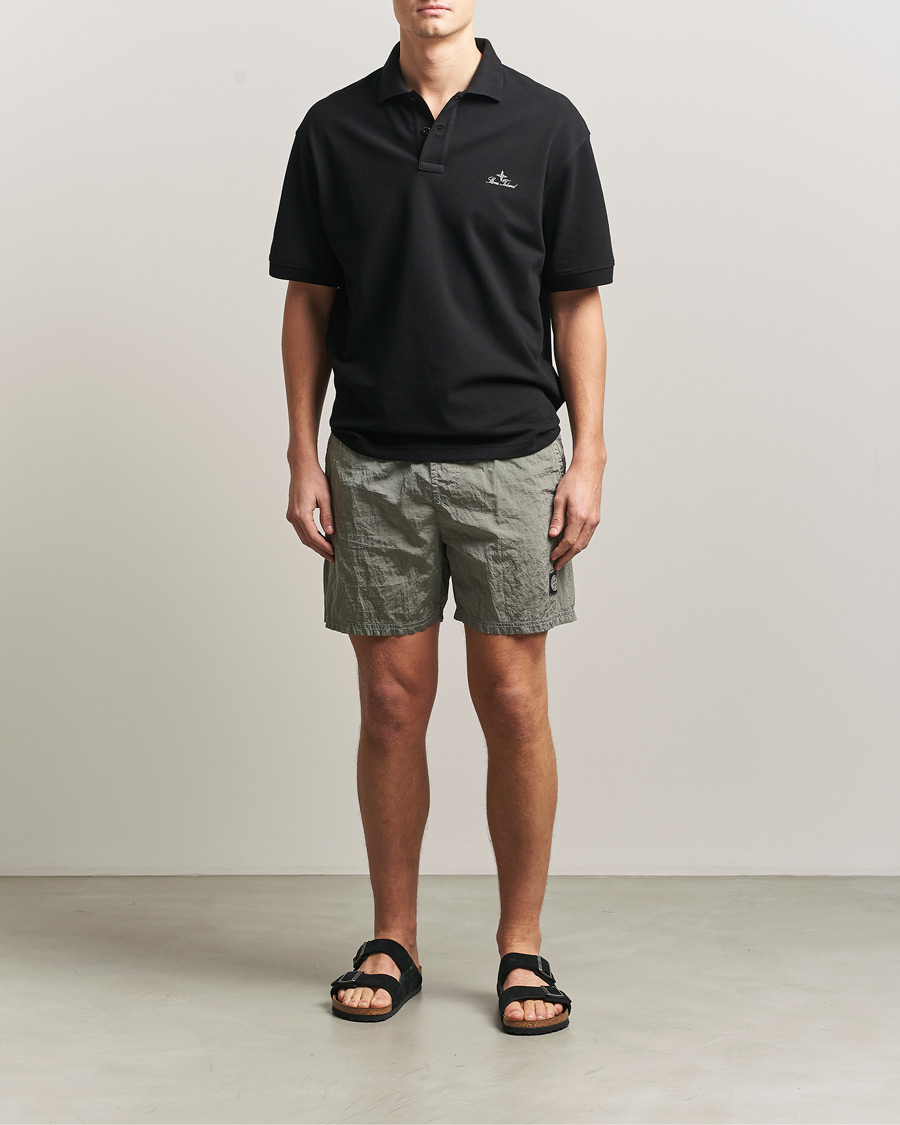 Herre | Badebukser | Stone Island | Nylon Metal Econyl Swimshorts Pearl Grey