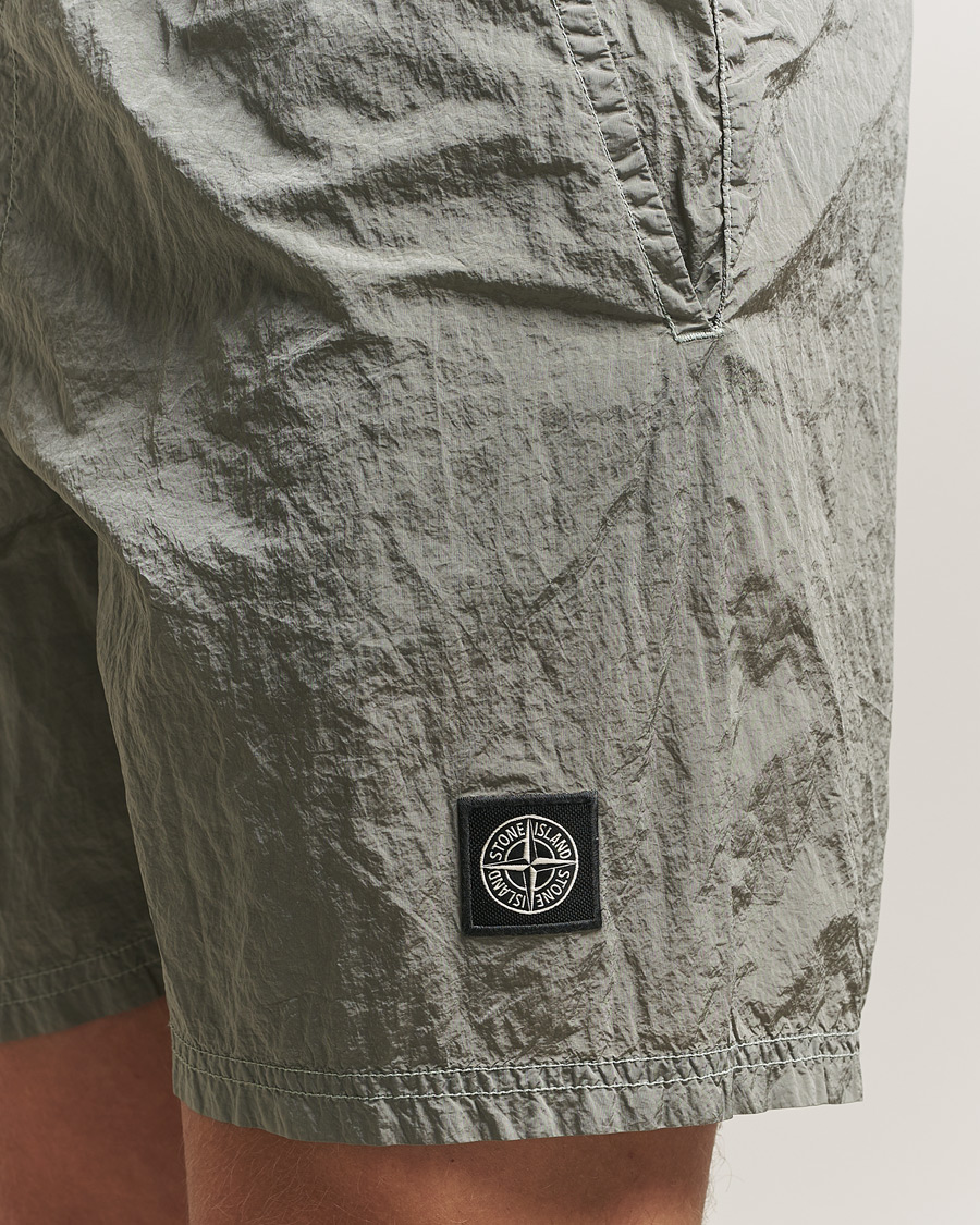 Herre | Badebukser | Stone Island | Nylon Metal Econyl Swimshorts Pearl Grey