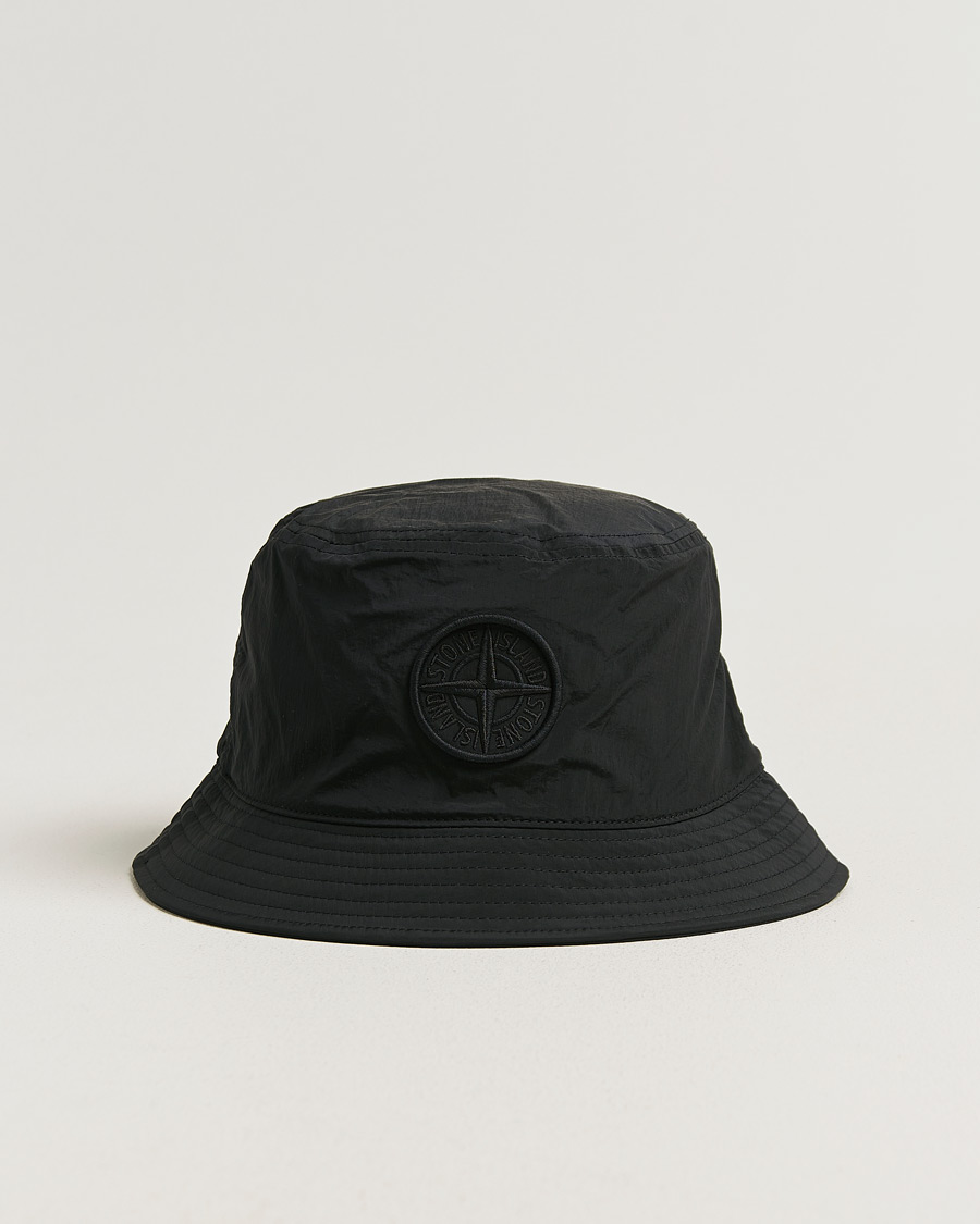 Herre | Hatte & kasketter | Stone Island | Nylon Metal Bucket Hat Black