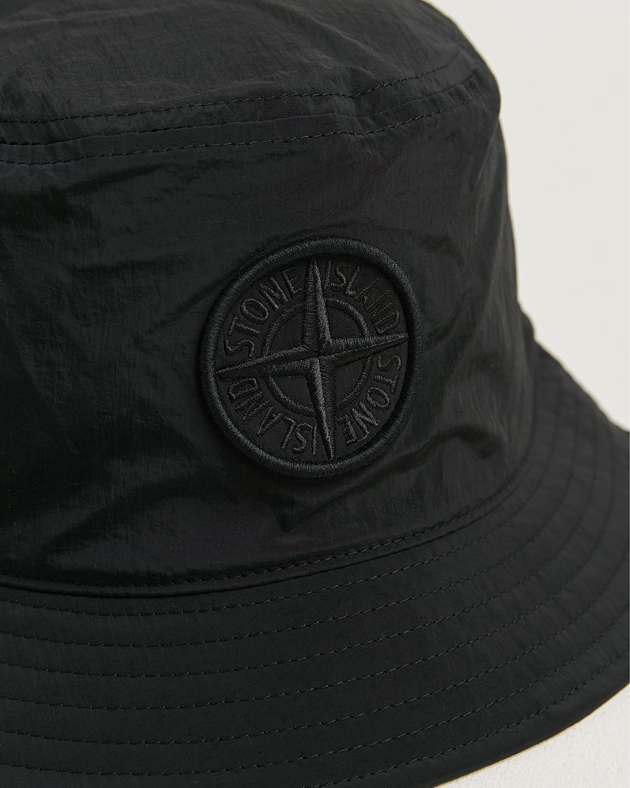 Herre | Hatte & kasketter | Stone Island | Nylon Metal Bucket Hat Black