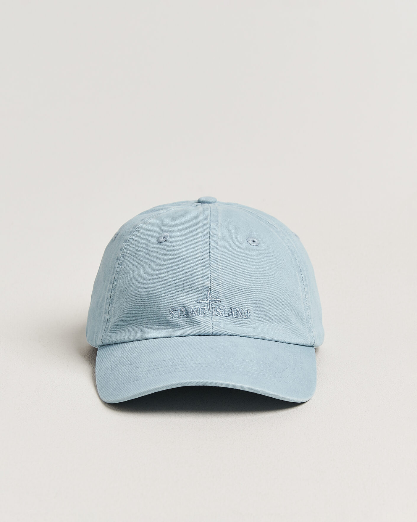 Herre | Hatte & kasketter | Stone Island | Cotton Gabardine Cap Dusty Blue