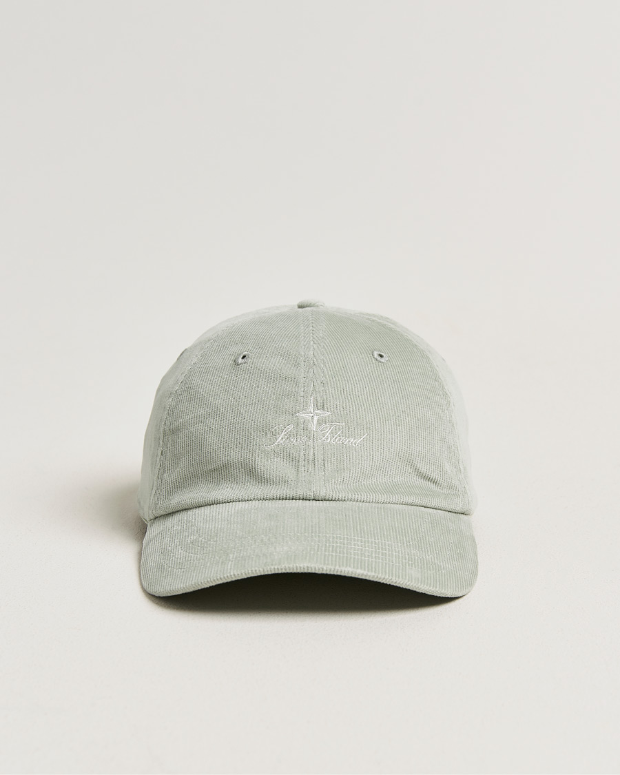 Herre | Hatte & kasketter | Stone Island | Micro Cord Cotton Cap Sage