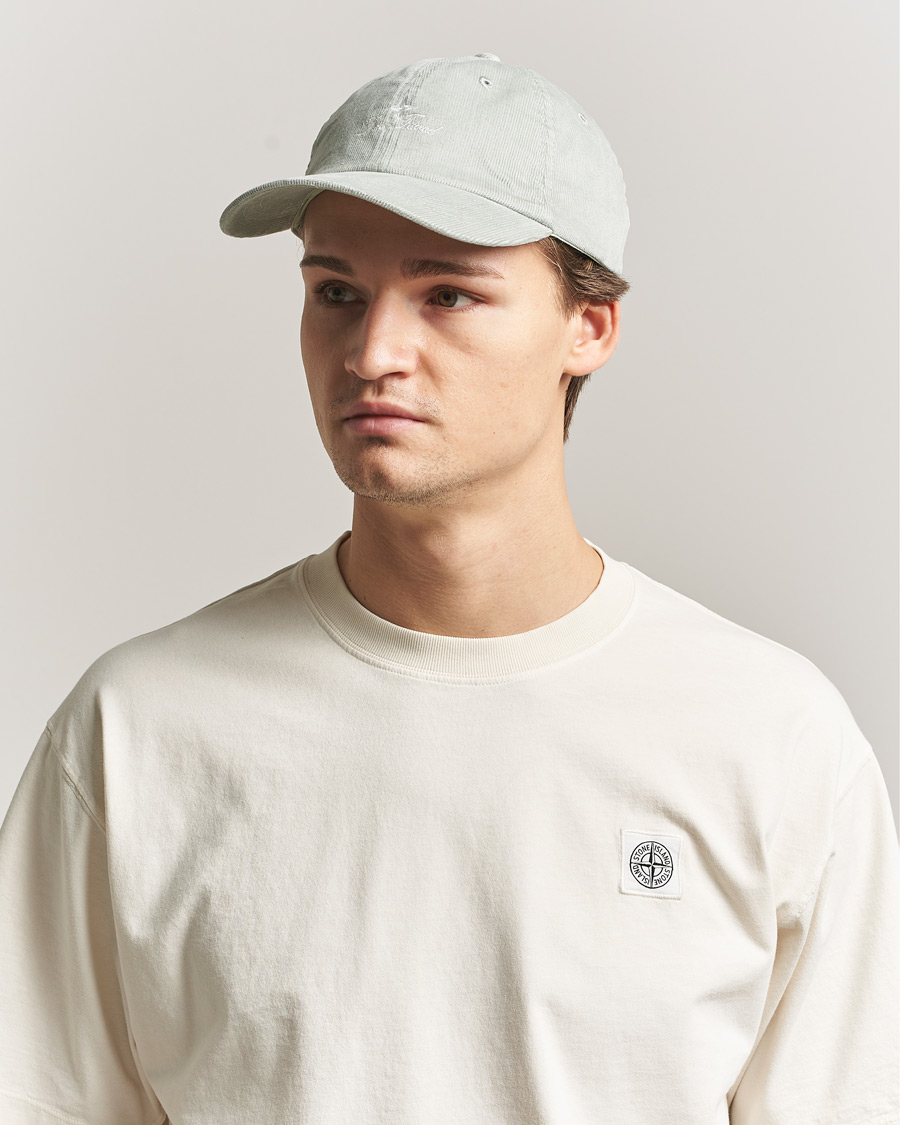 Herre | Hatte & kasketter | Stone Island | Micro Cord Cotton Cap Sage