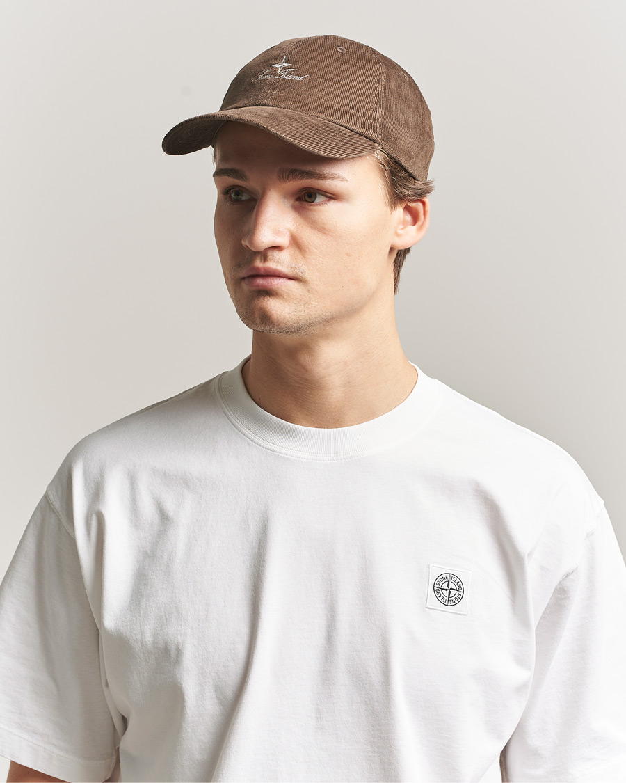 Herre | Hatte & kasketter | Stone Island | Micro Cord Cotton Cap Umber