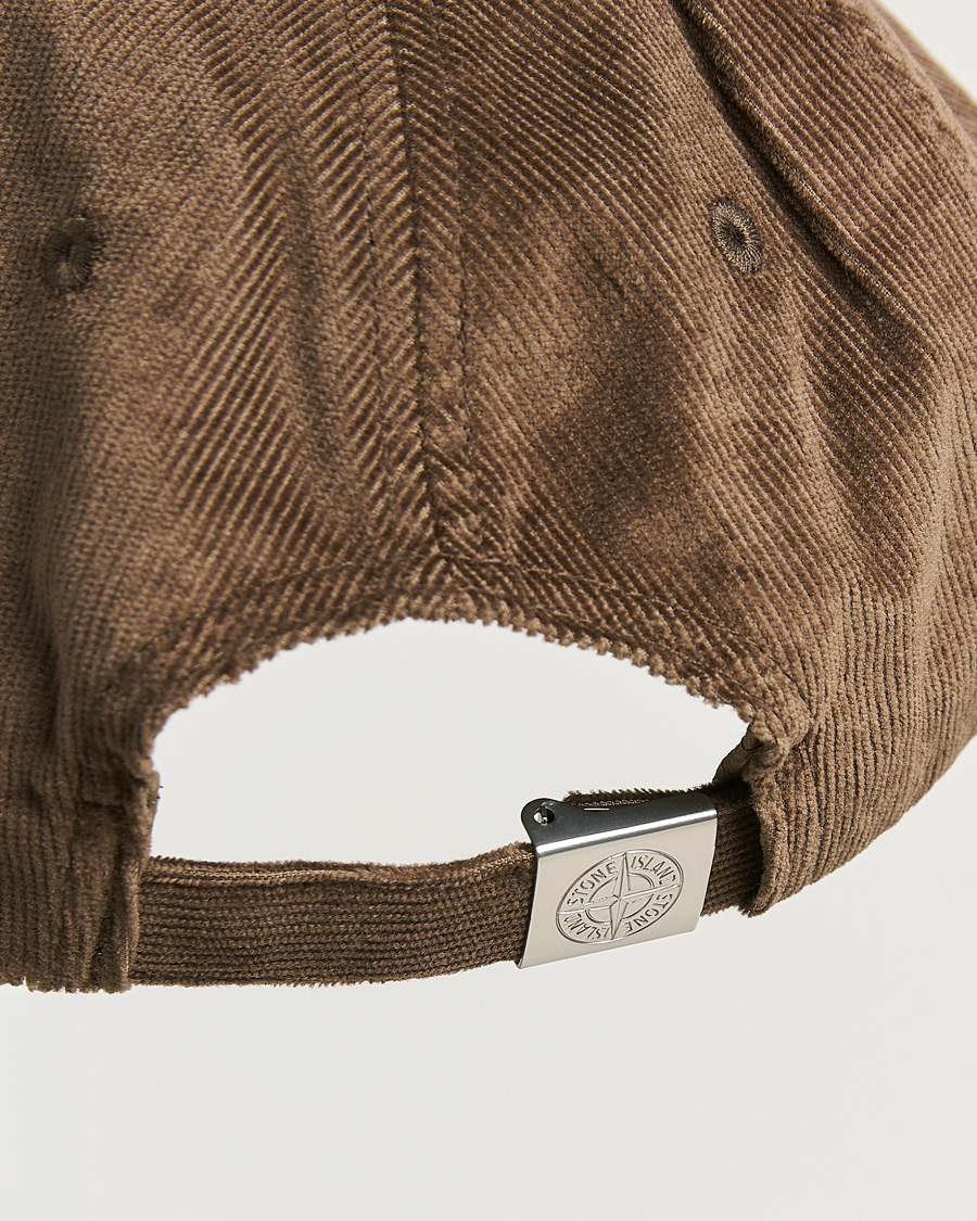 Herre | Hatte & kasketter | Stone Island | Micro Cord Cotton Cap Umber