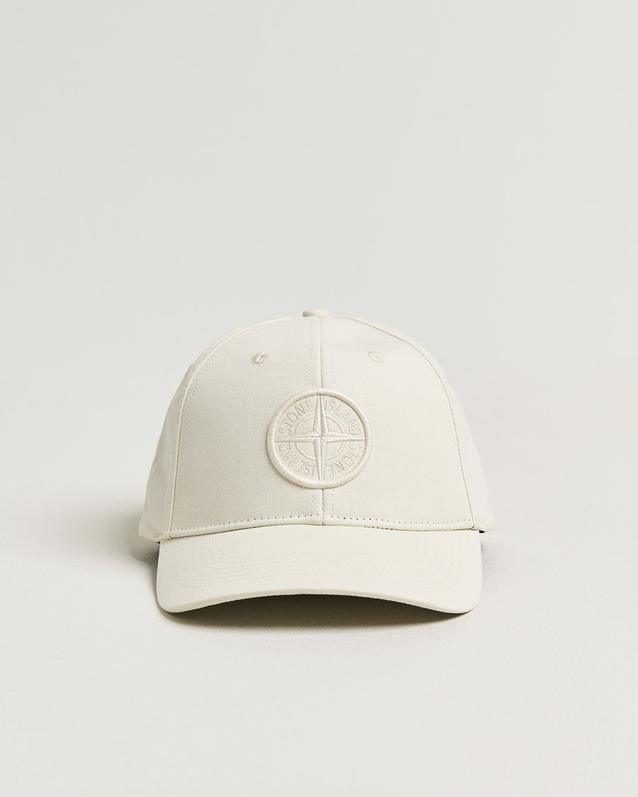 Herre | Hatte & kasketter | Stone Island | Classic Cotton Logo Cap Ivory