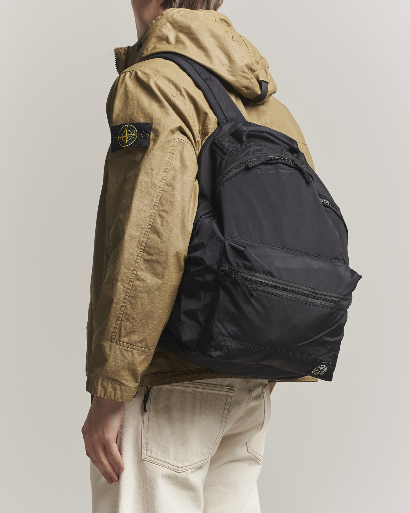 Herre | Tasker | Stone Island | Nylon Metal Backpack Black