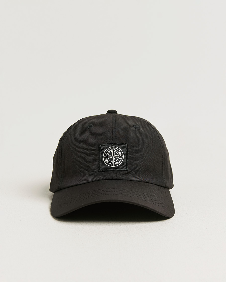 Herre | Hatte & kasketter | Stone Island | Nylon Oxford Cap Black