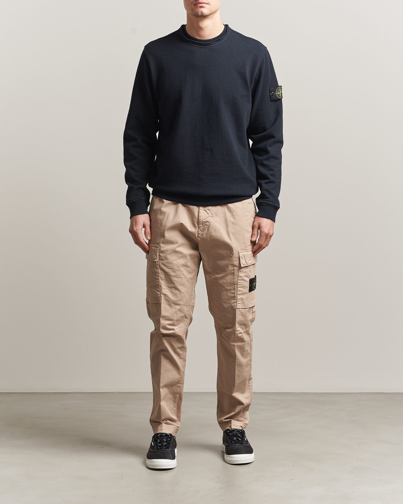 Herre | Trøjer | Stone Island | Old Dyed Cotton Sweatshirt Navy
