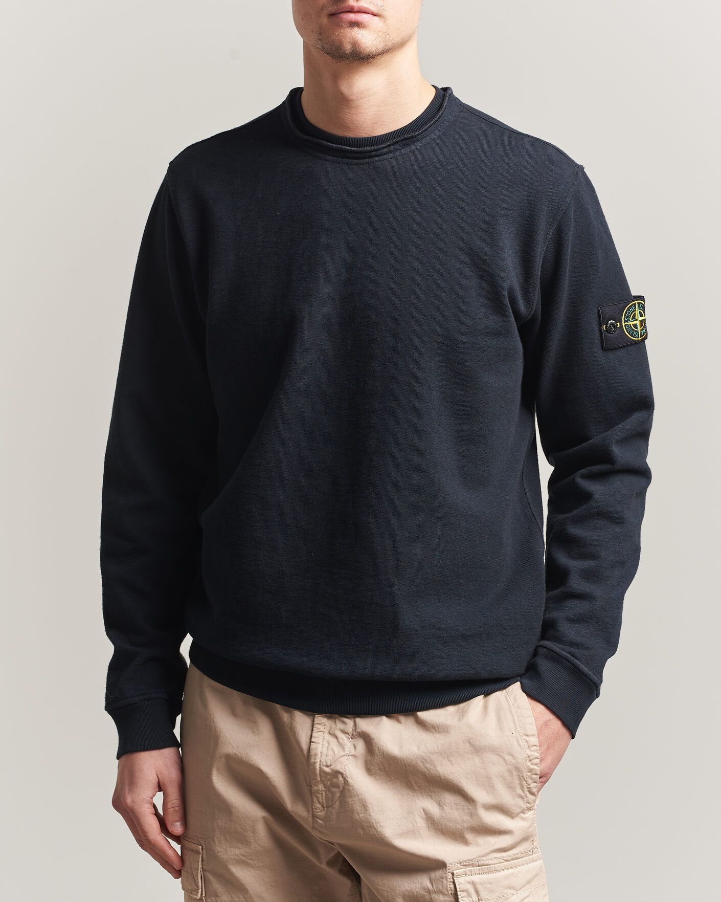 Herre | Trøjer | Stone Island | Old Dyed Cotton Sweatshirt Navy