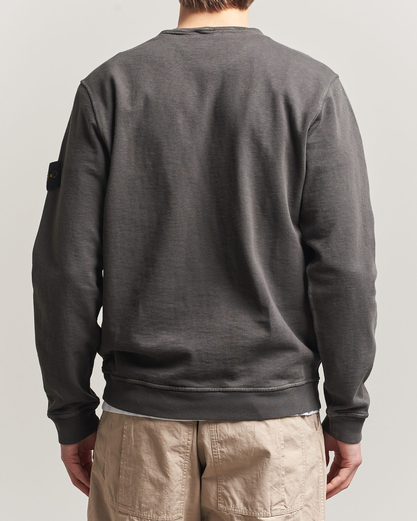 Herre | Trøjer | Stone Island | Old Dyed Cotton Sweatshirt Charcoal