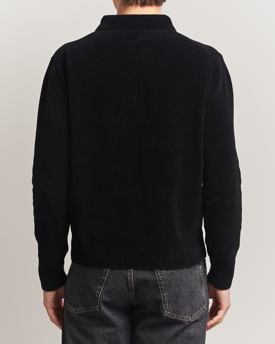 Herre | Polotrøjer | Sunflower | Chenile Long Sleeve Polo Black
