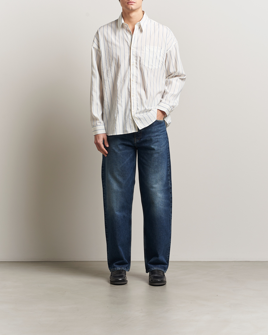 Herre | Jeans | Sunflower | Loose Jeans Dark Blue Worn