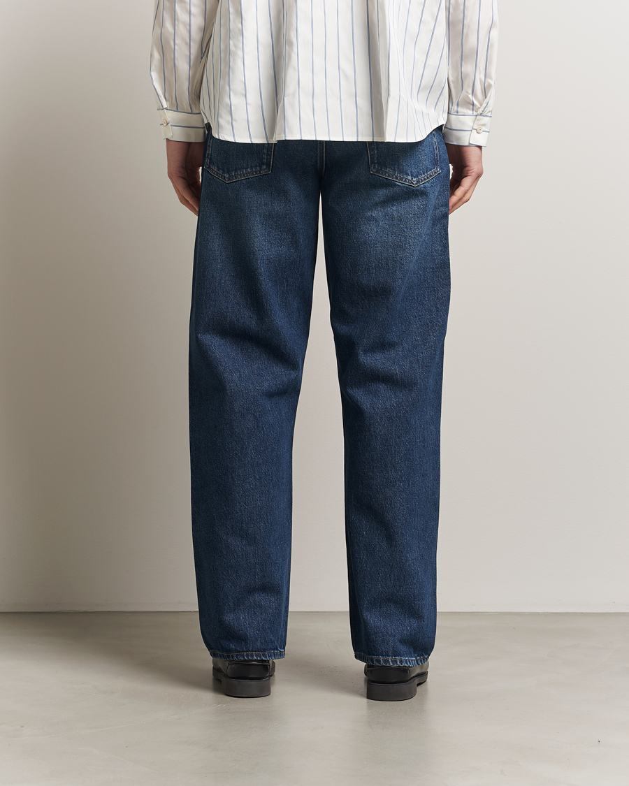 Herre | Jeans | Sunflower | Loose Jeans Dark Blue Worn