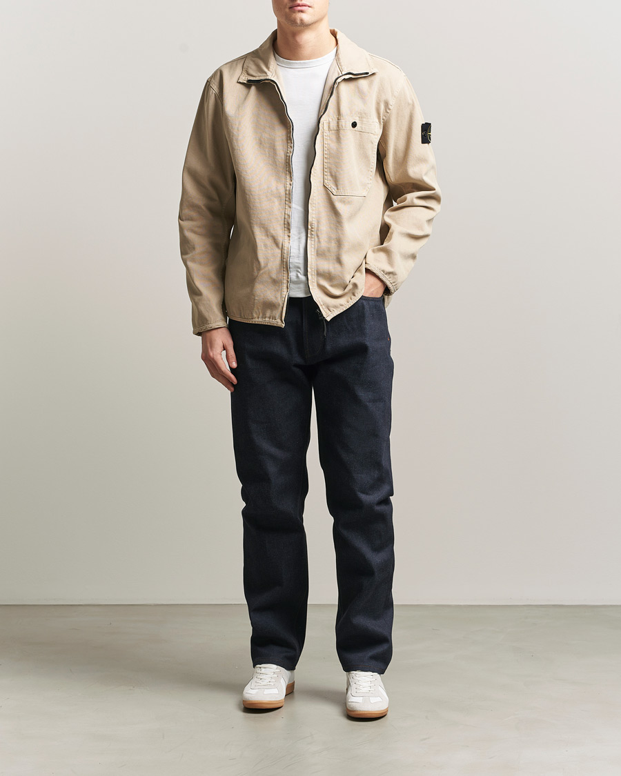 Herre | Jeans | Stone Island | Slim Fit Raw Denim Jeans Blue