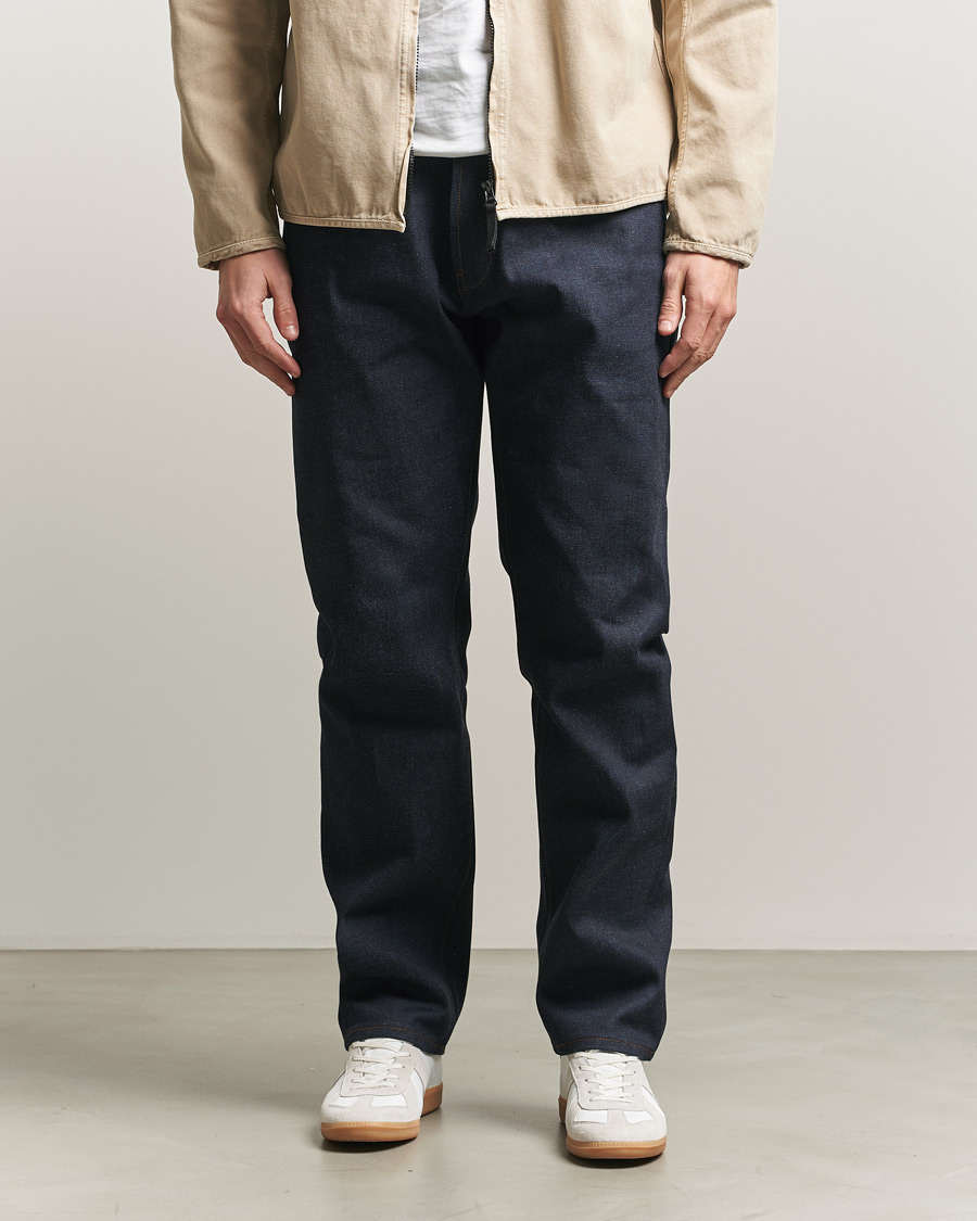Herre | Jeans | Stone Island | Straight Fit Raw Denim Jeans Blue