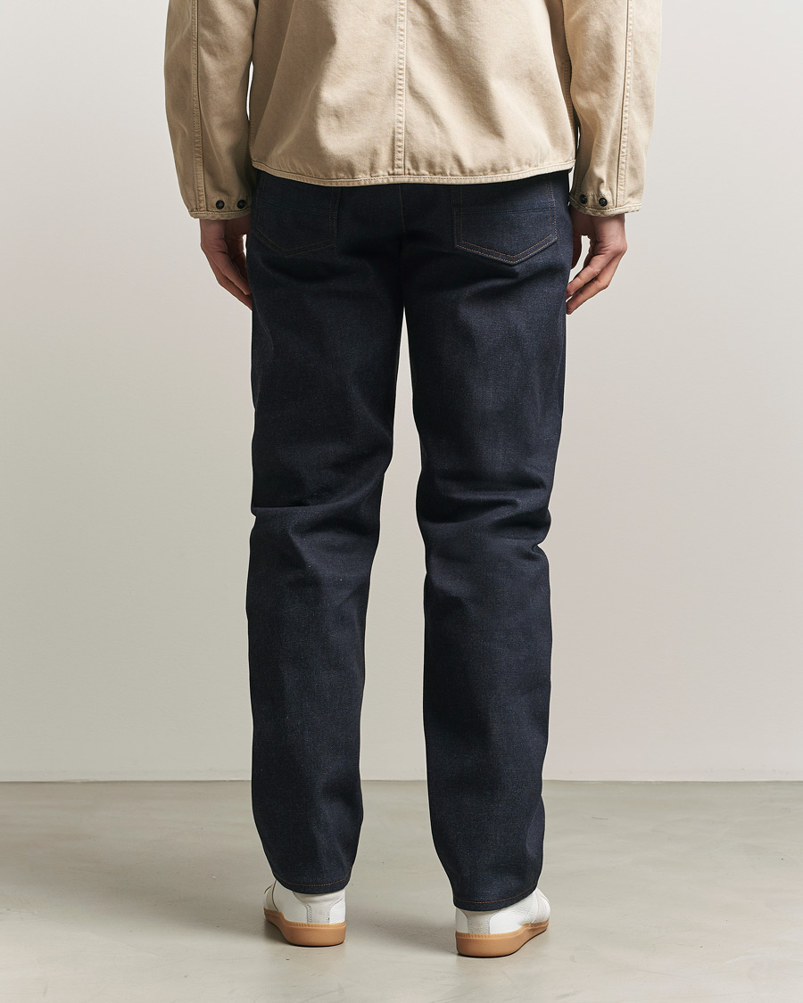 Herre | Jeans | Stone Island | Straight Fit Raw Denim Jeans Blue