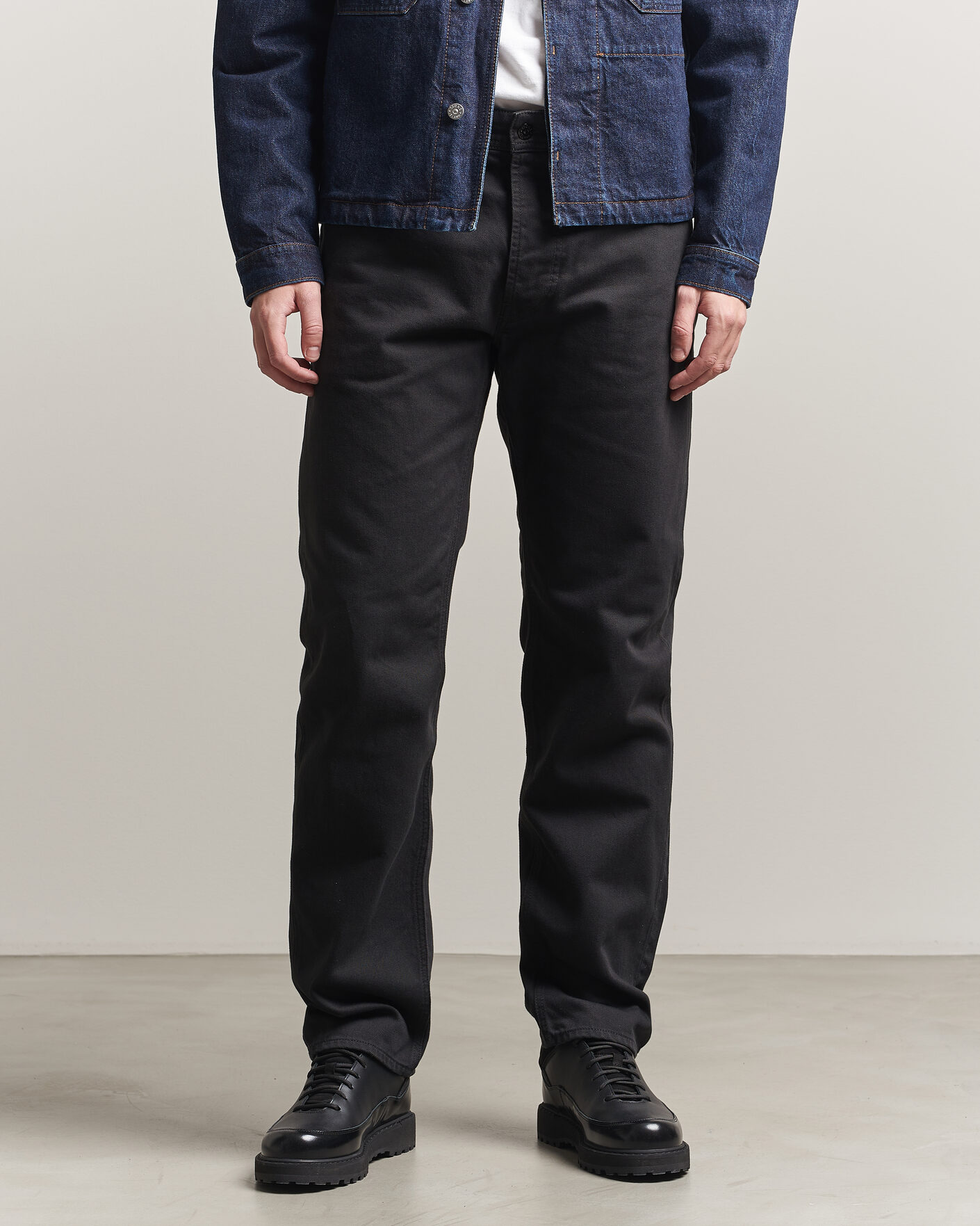 Herre | Bukser | Stone Island | Straight Fit Denim Jeans Black