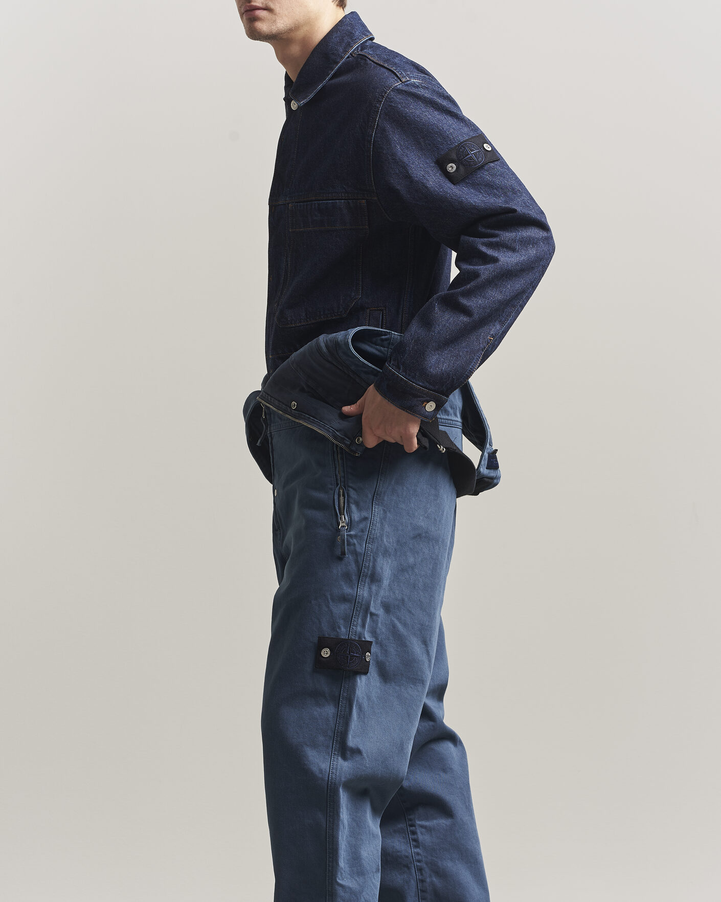 Herre | Skjorter | Stone Island | Denim Overall Indigo