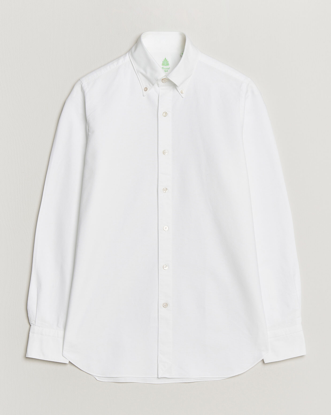 Herre | Skjorter | Finamore Napoli | Gaeta Oxford Button Down Shirt White