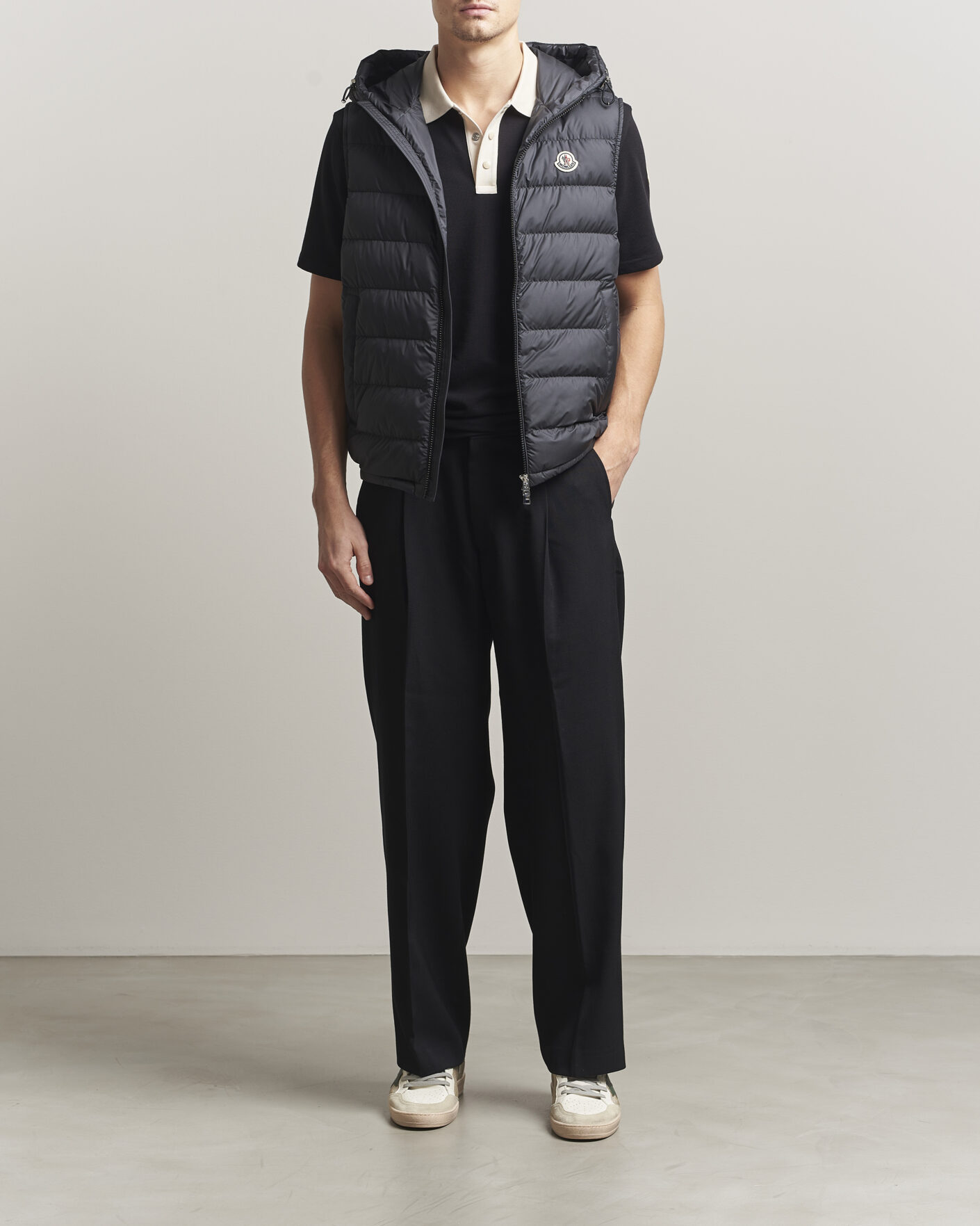 Herre | Veste | Moncler | Marseillan Hooded Down Vest Black