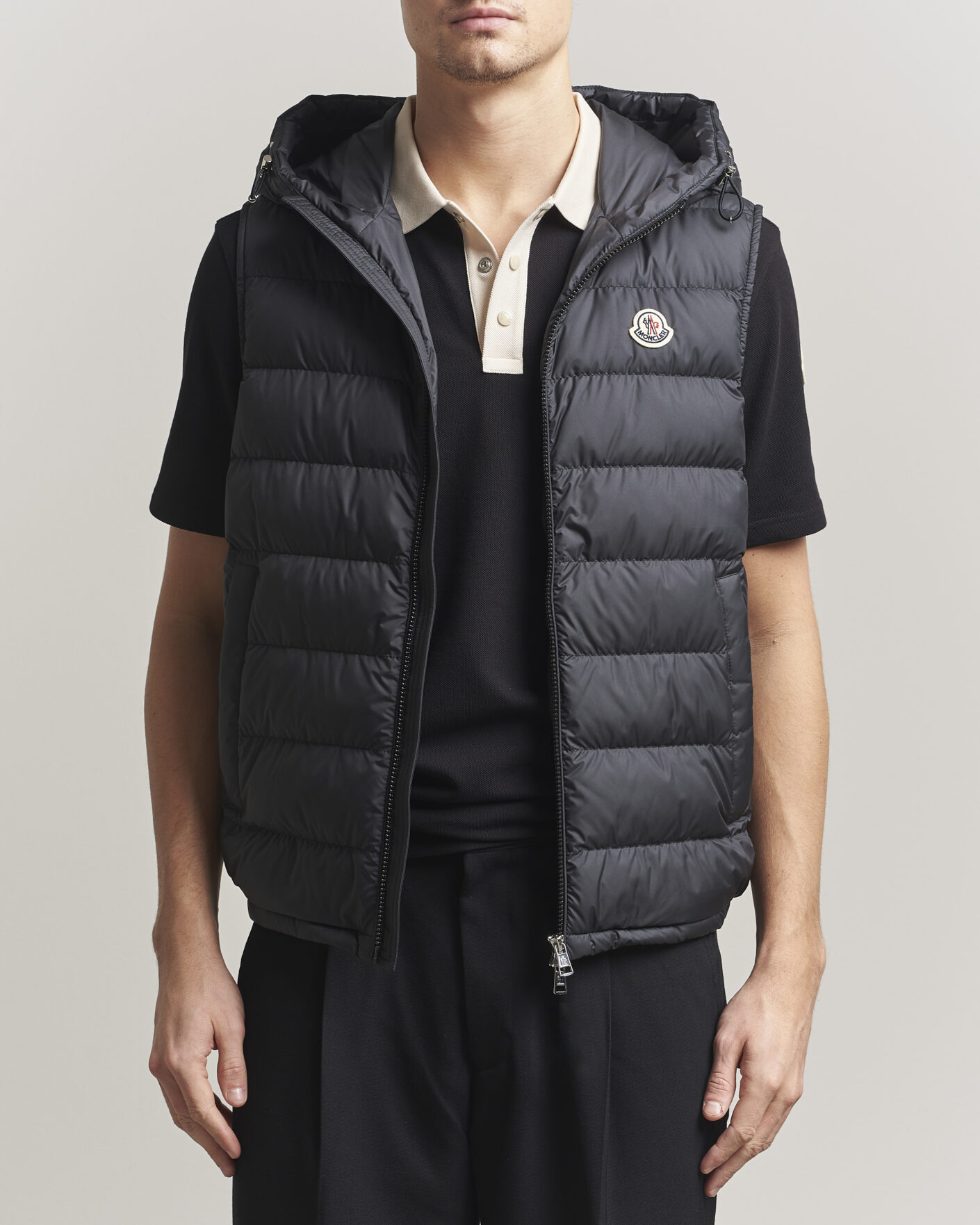 Herre | Veste | Moncler | Marseillan Hooded Down Vest Black