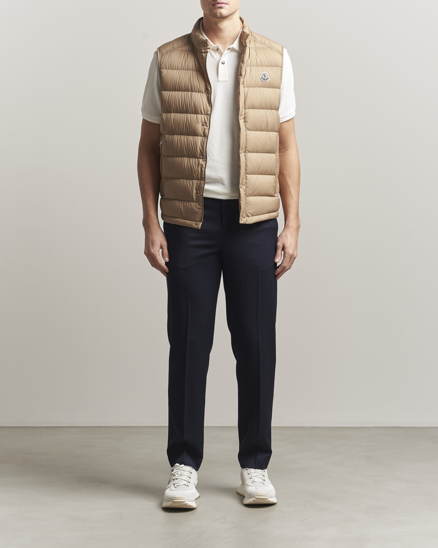 Herre | Veste | Moncler | Barthe Down Vest Tan
