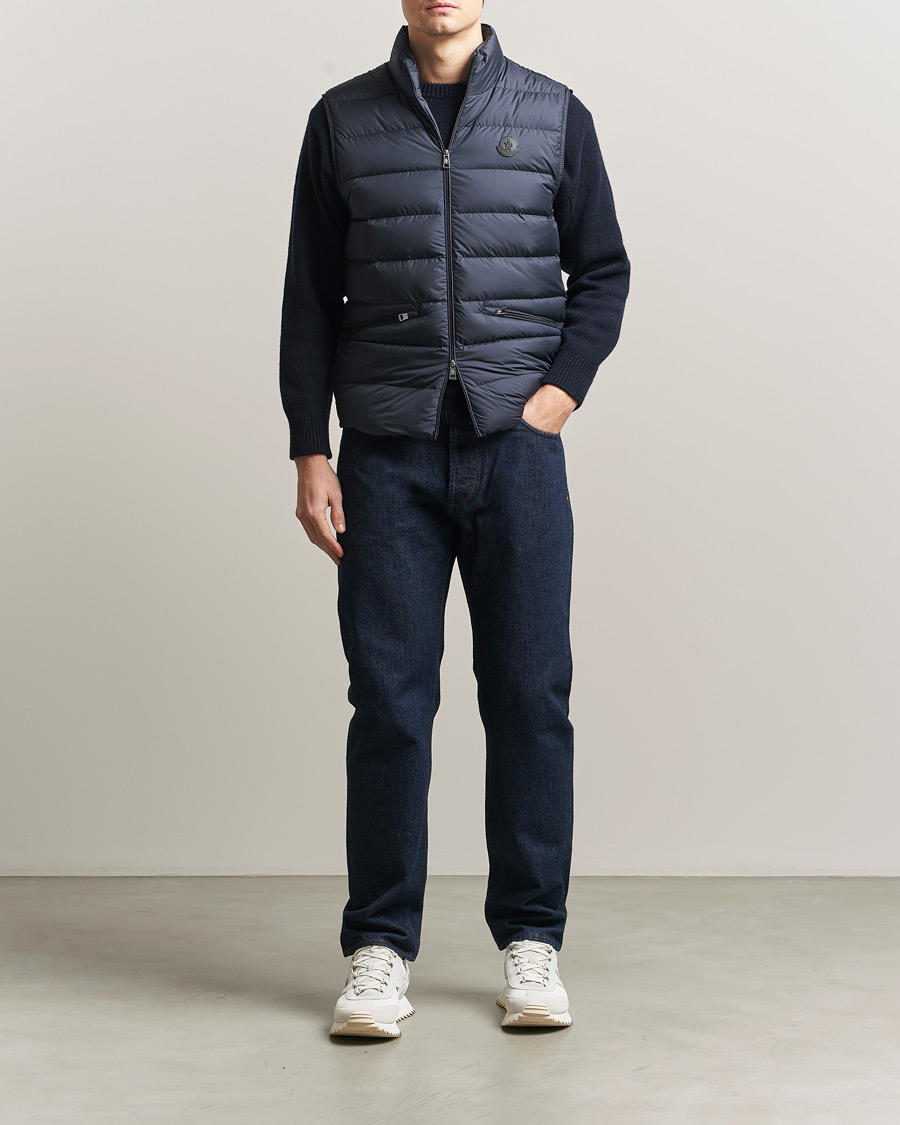 Herre | Veste | Moncler | Lechtal Down Vest Navy