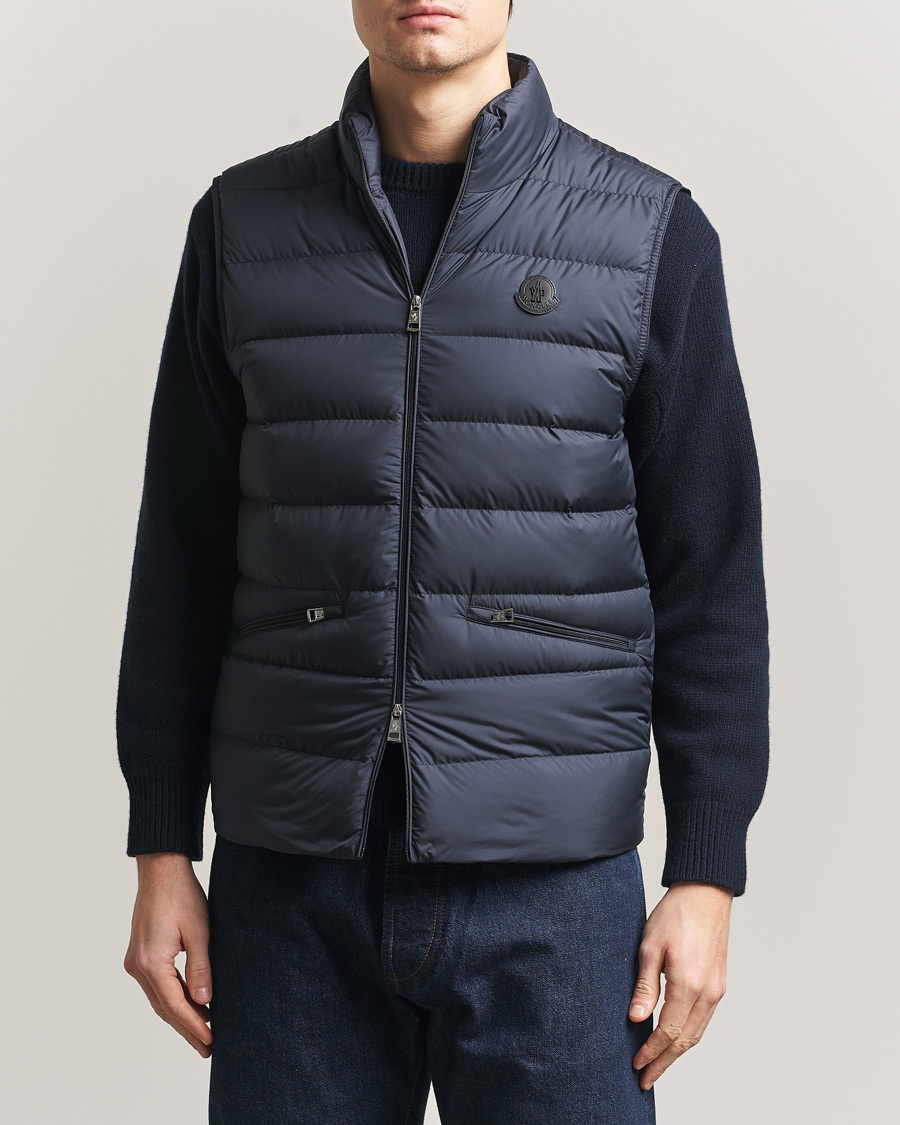 Herre | Veste | Moncler | Lechtal Down Vest Navy