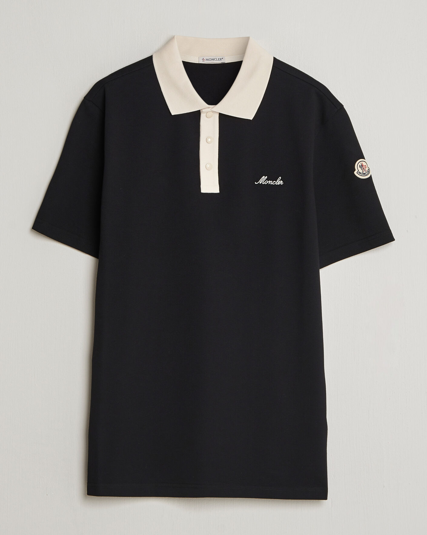 Herre | Polotrøjer | Moncler | Signature Logo Polo Black