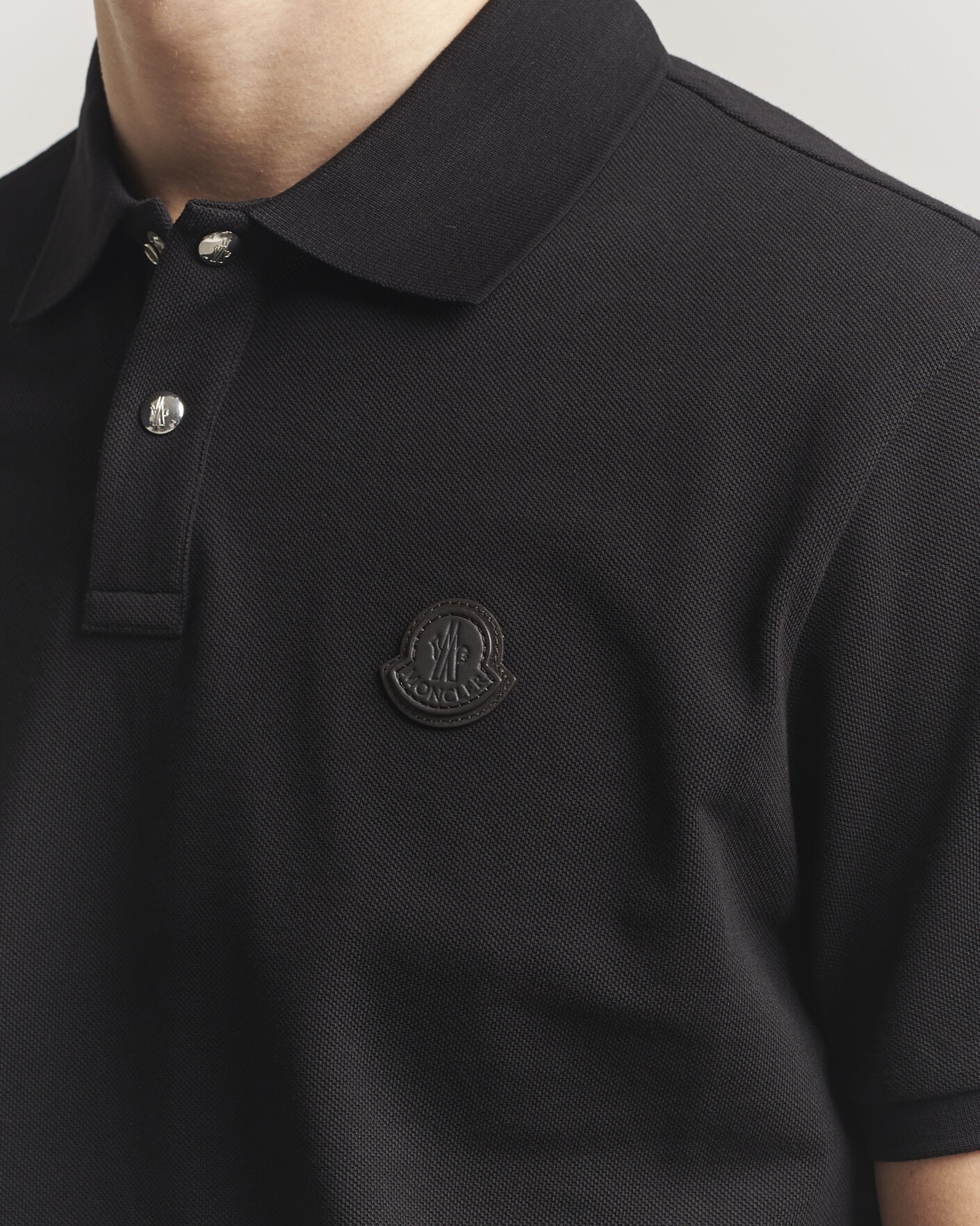 Herre | Polotrøjer | Moncler | Luxury Logo Polo Black