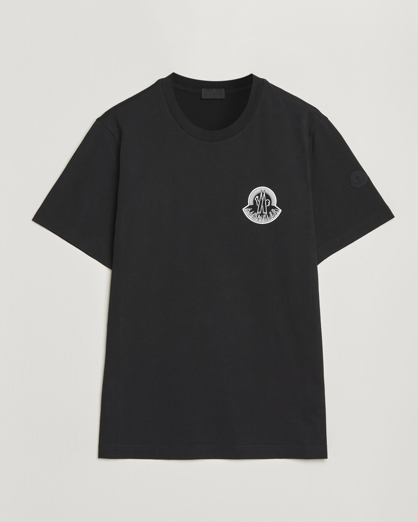 Herre | T-Shirts | Moncler | 3D Logo T-Shirt Black