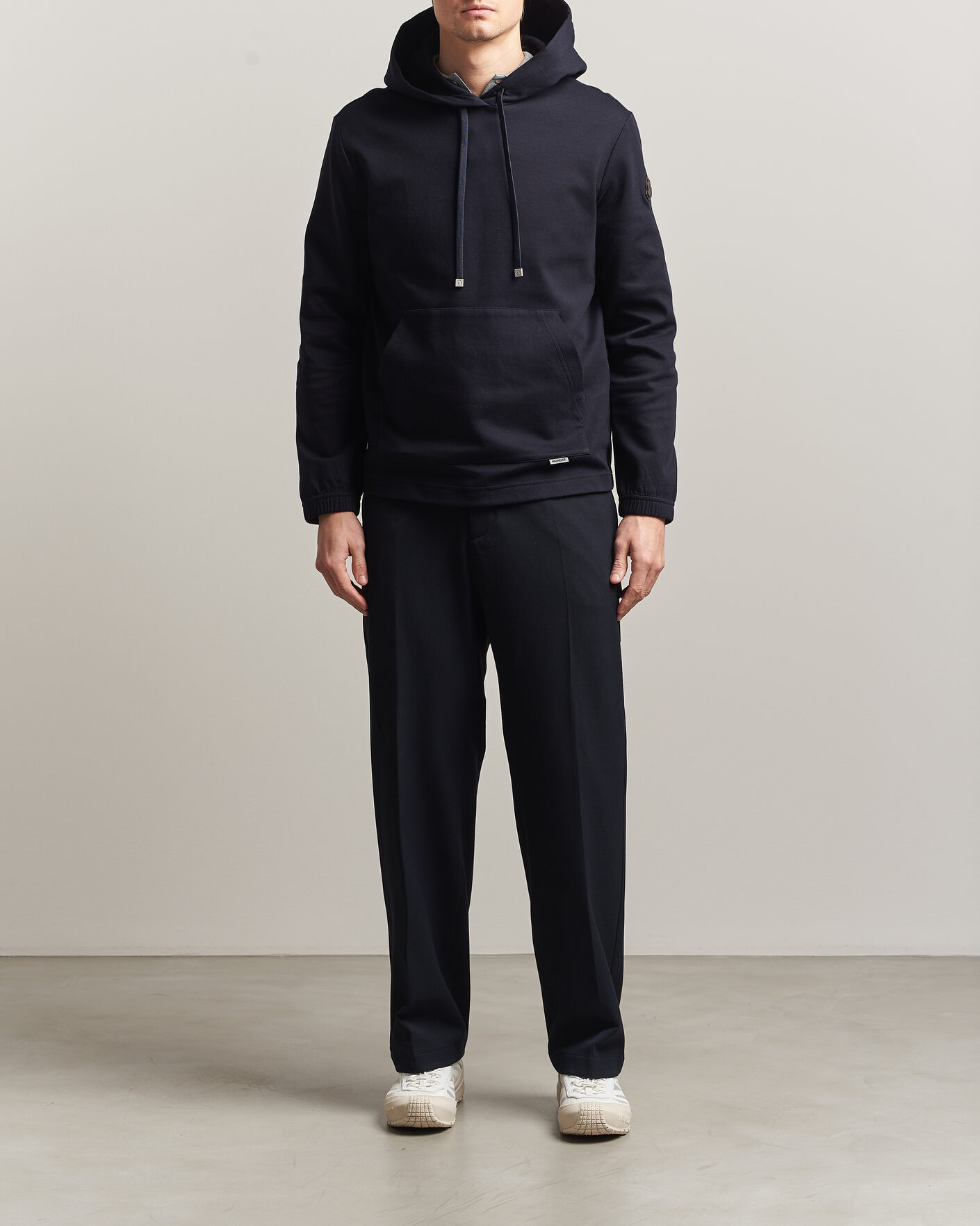 Herre | Trøjer | Moncler | Luxury Sweat Hoodie Navy