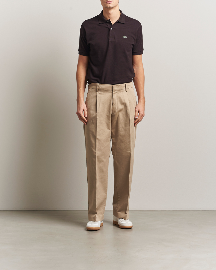 Herre | Polotrøjer | Lacoste | Original Polo Piké Buffle Brown