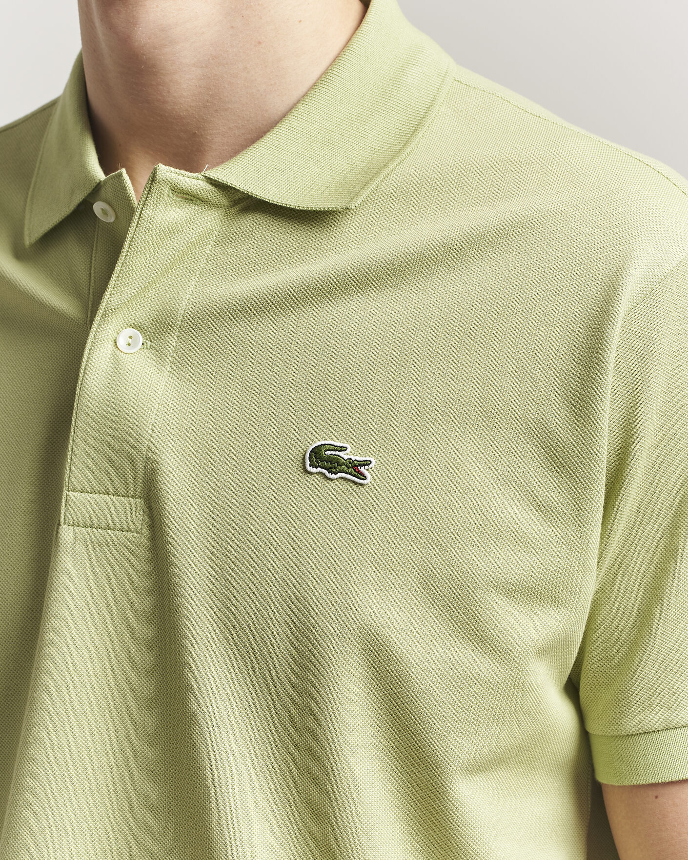 Herre | Polotrøjer | Lacoste | Original Polo Piké Birch Green