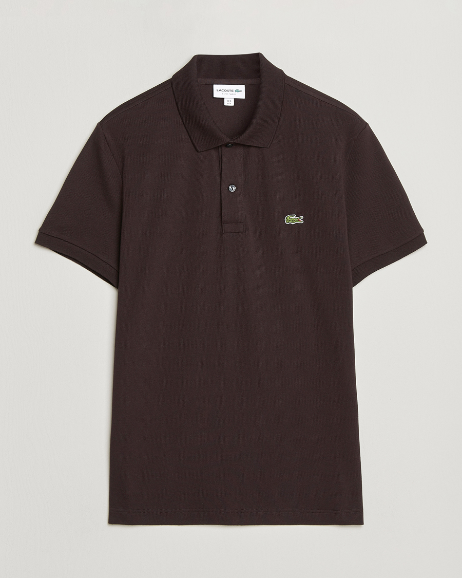 Herre | Polotrøjer | Lacoste | Slim Fit Polo Piké Buffle Brown