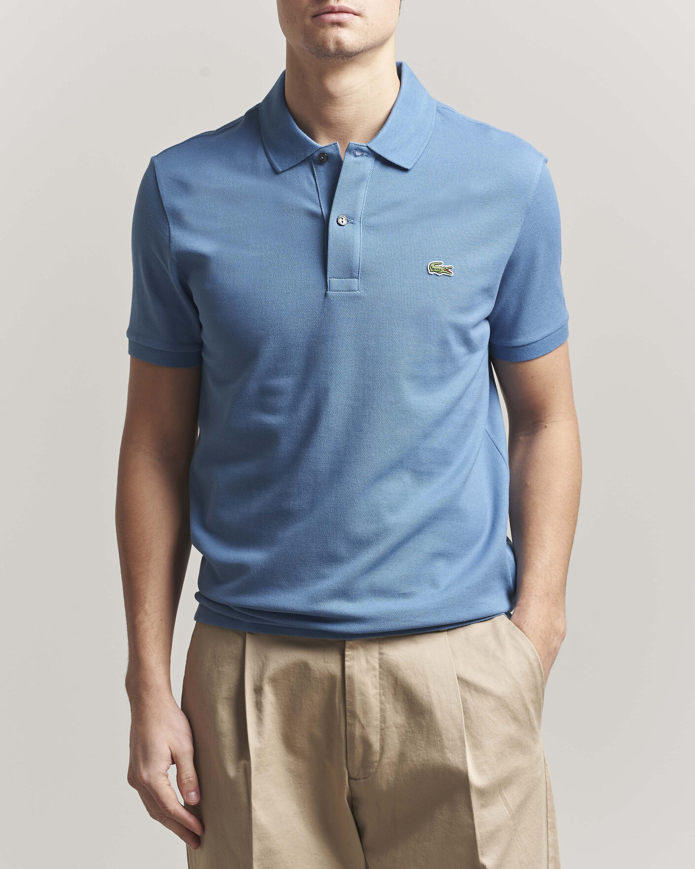 Herre | Polotrøjer | Lacoste | Slim Fit Polo Piké Abyss Blue
