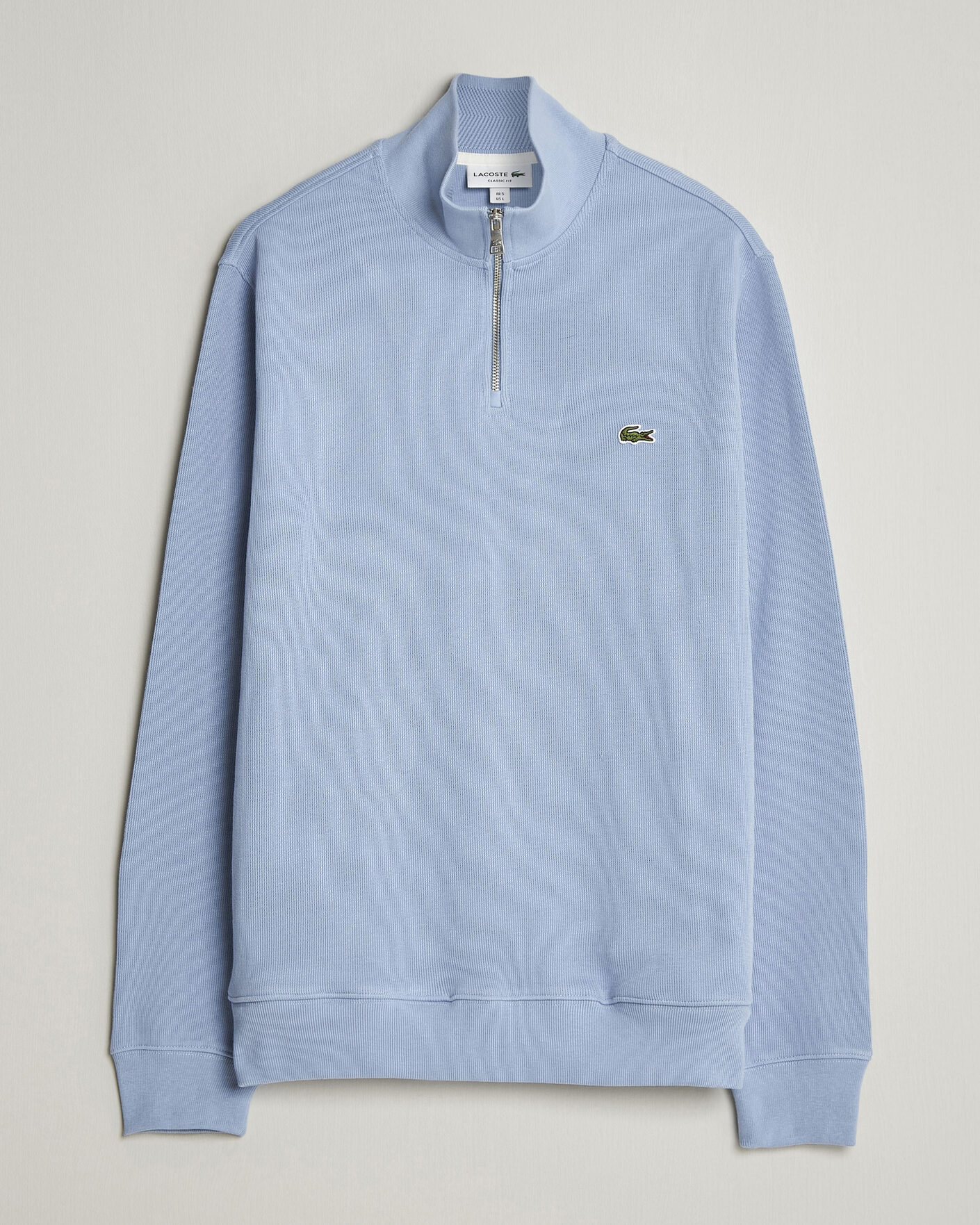Herre | Trøjer | Lacoste | Rib Interlock Half Zip Aphylla Blue