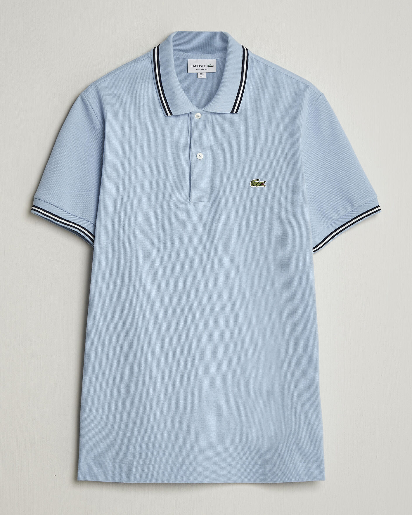 Herre | Polotrøjer | Lacoste | Original Tipped Polo Piké Chambray