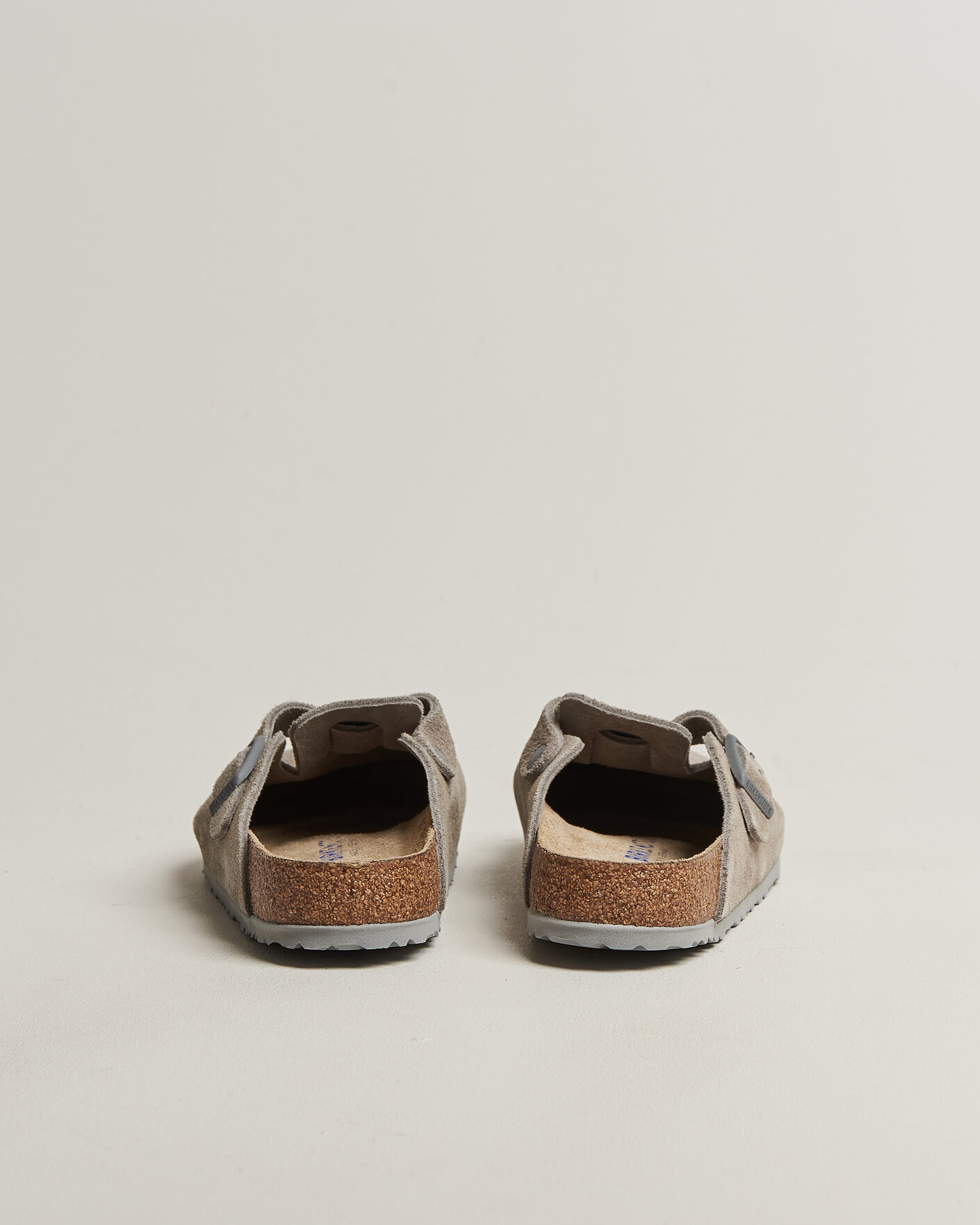 Herre | Sandaler & Hjemmesko | BIRKENSTOCK | Boston Soft Footbed Stone Coin Suede