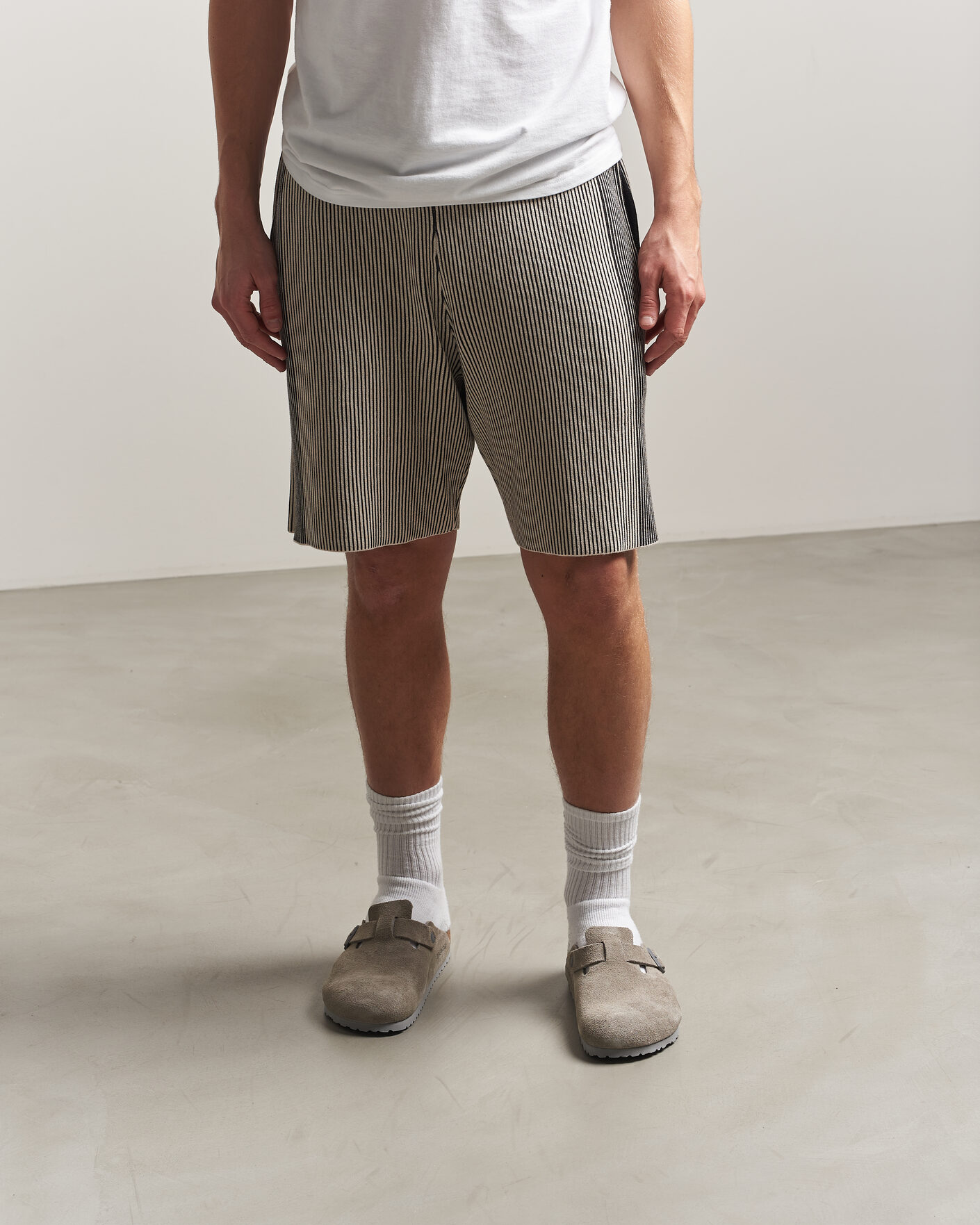 Herre | Sandaler & Hjemmesko | BIRKENSTOCK | Boston Soft Footbed Stone Coin Suede