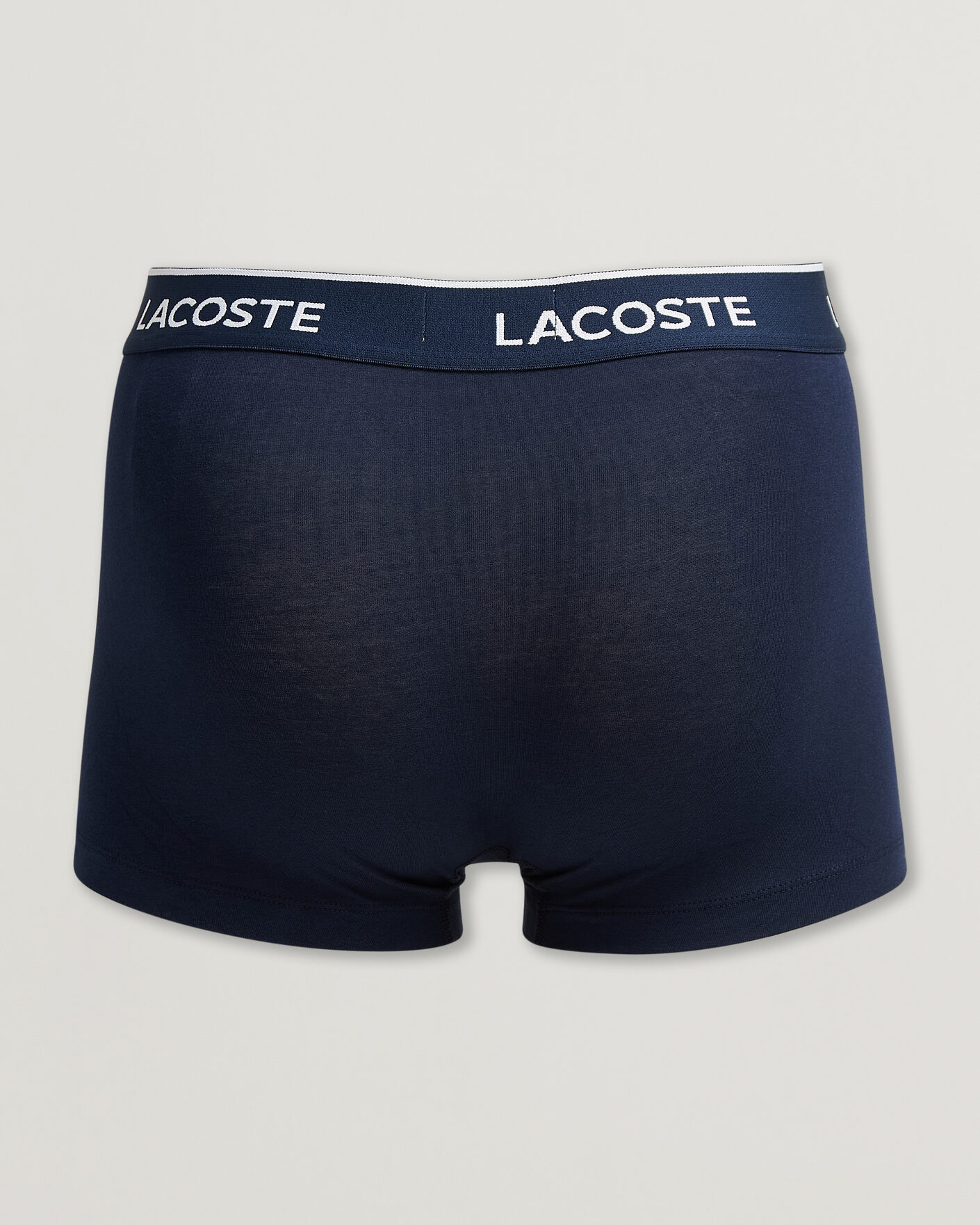 Herre | Undertøj | Lacoste | 3-Pack Stretch Cotton Trunks Navy Blue