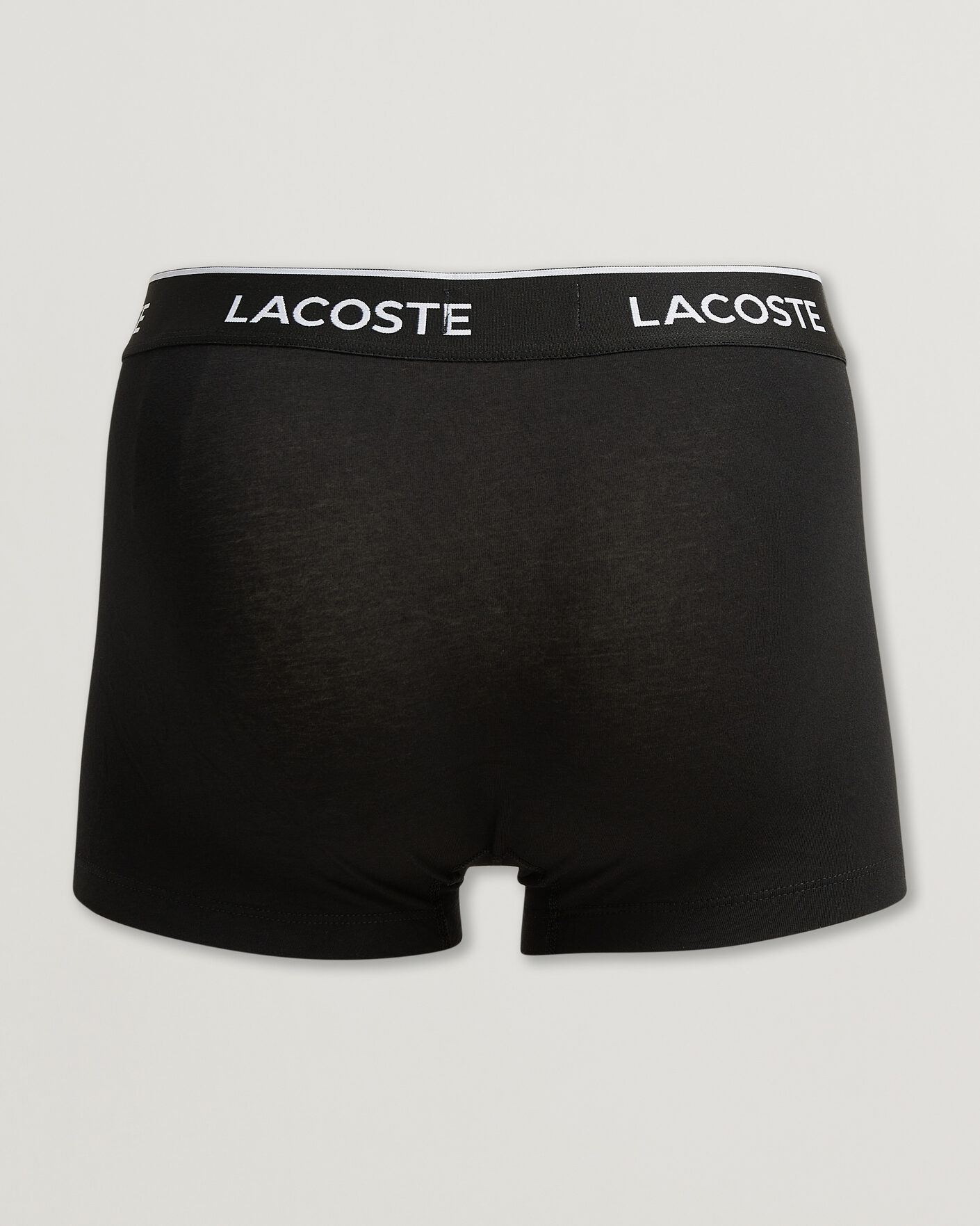 Herre | Undertøj | Lacoste | 3-Pack Stretch Cotton Trunks Black/White/Grey