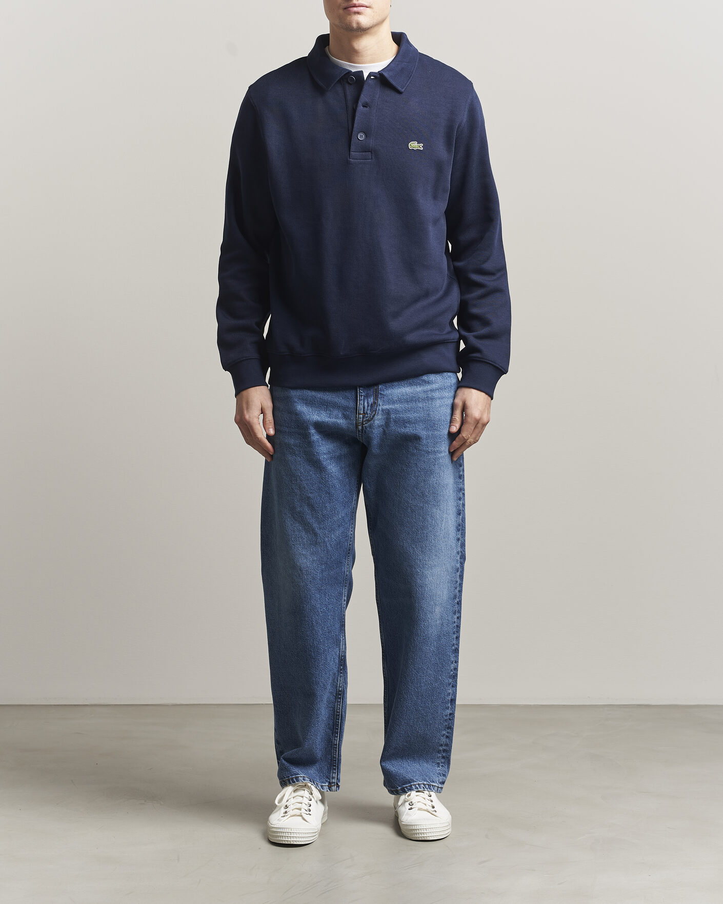 Herre | Trøjer | Lacoste | Polo Sweater Navy Blue