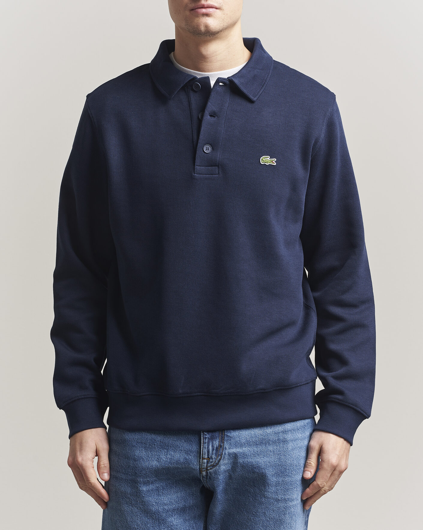 Herre | Trøjer | Lacoste | Polo Sweater Navy Blue