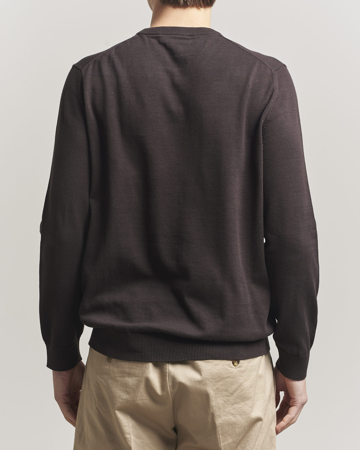 Herre | Trøjer | Lacoste | Cotton Knitted Sweater Buffalo Brown