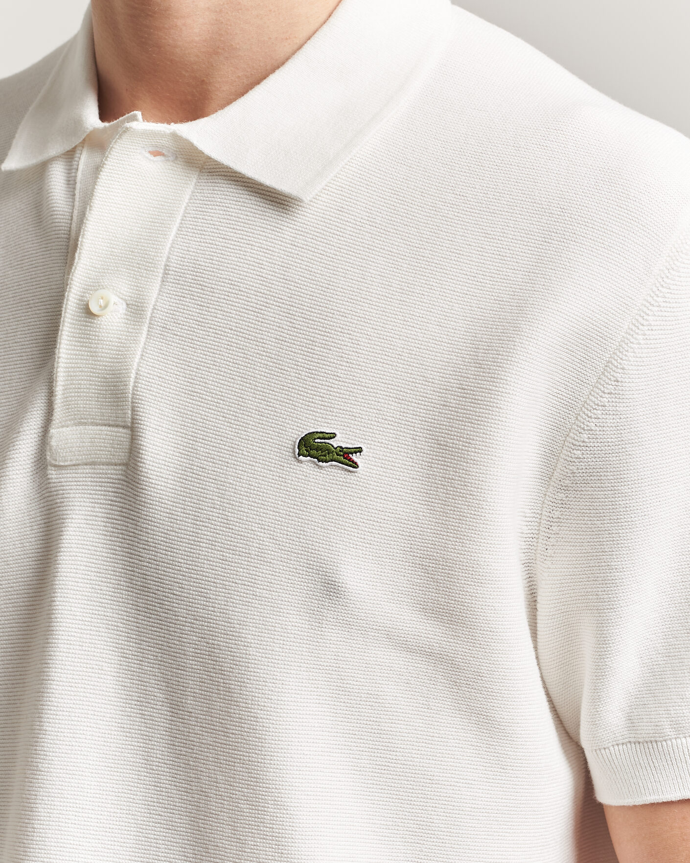 Herre | Polotrøjer | Lacoste | Cotton Knitted Polo Flour