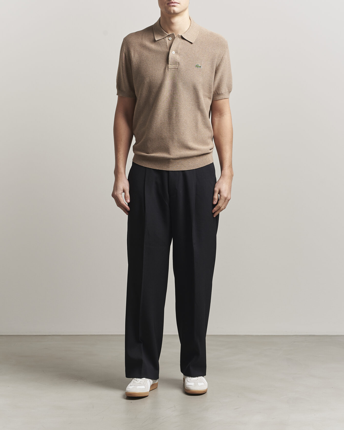 Herre | Polotrøjer | Lacoste | Cotton Knitted Polo Viennois Heather