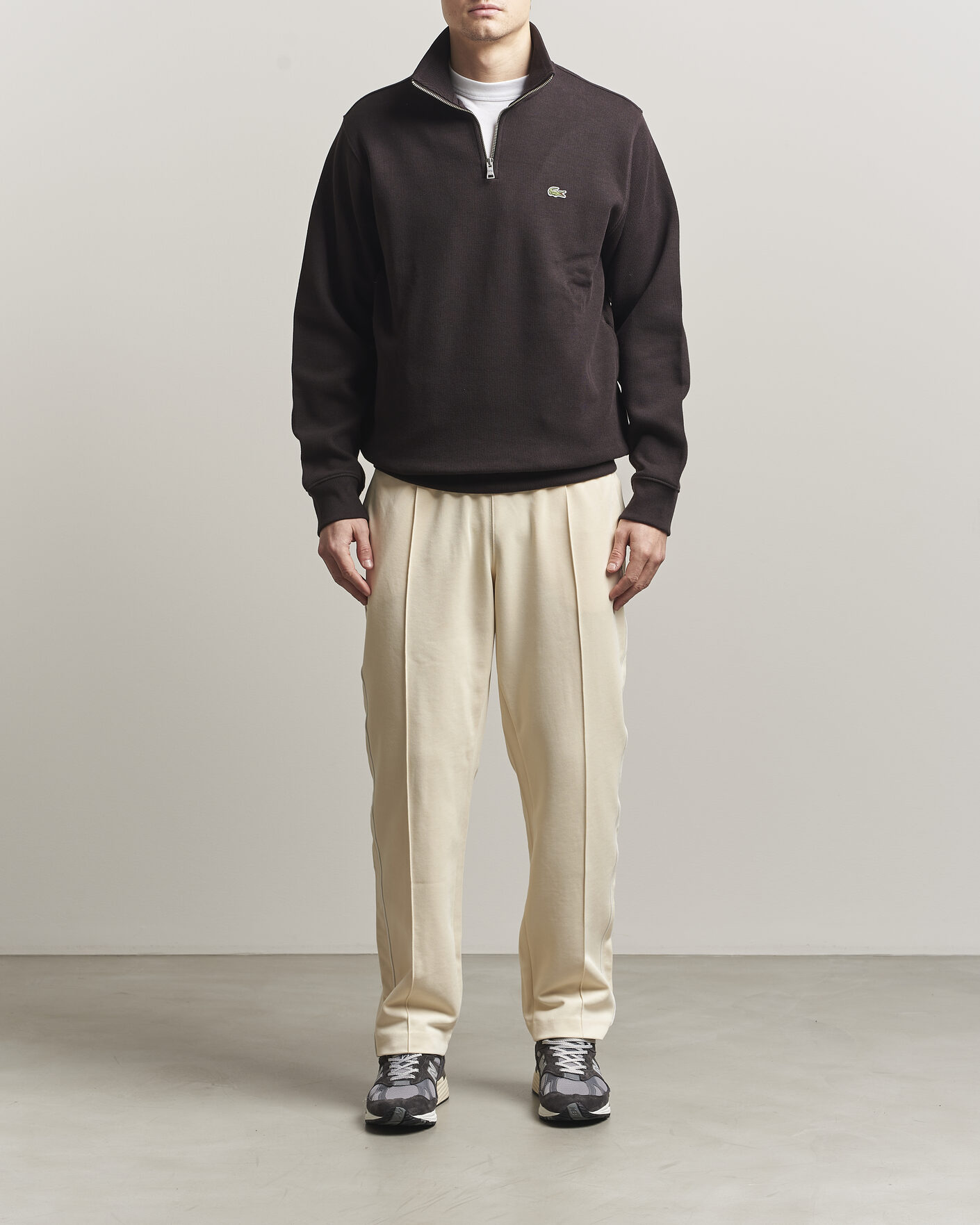 Herre | Bukser | Lacoste | Piqué Track Pants Naturel Clair