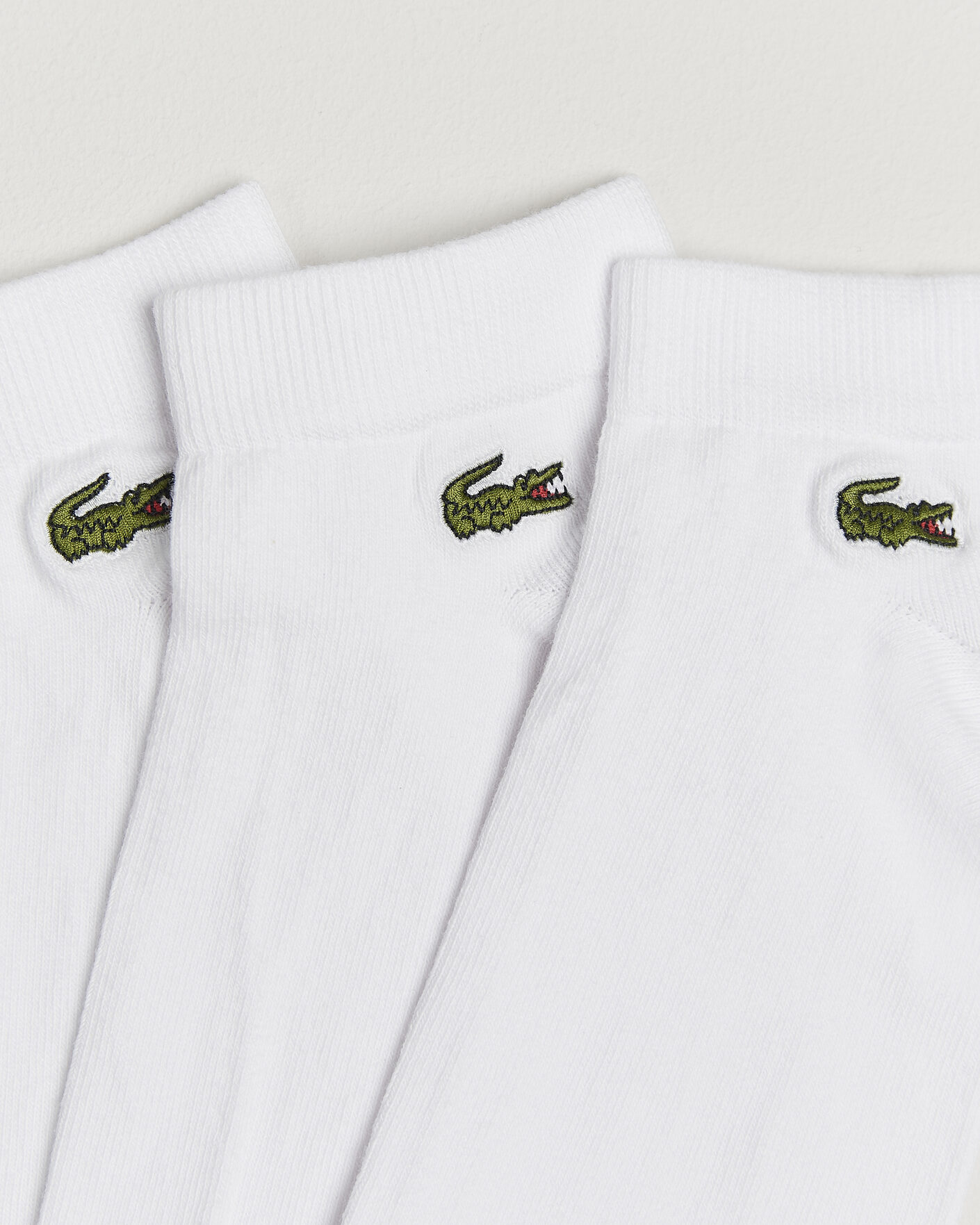 Herre | Undertøj | Lacoste | 3-Pack Short Sport Socks White